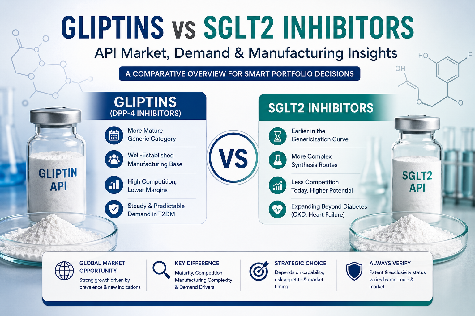 Gliptin vs SGLT2 Inhibitors